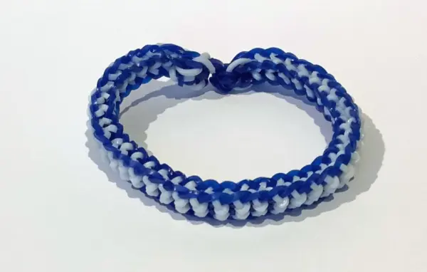 Blue and White Bracelet