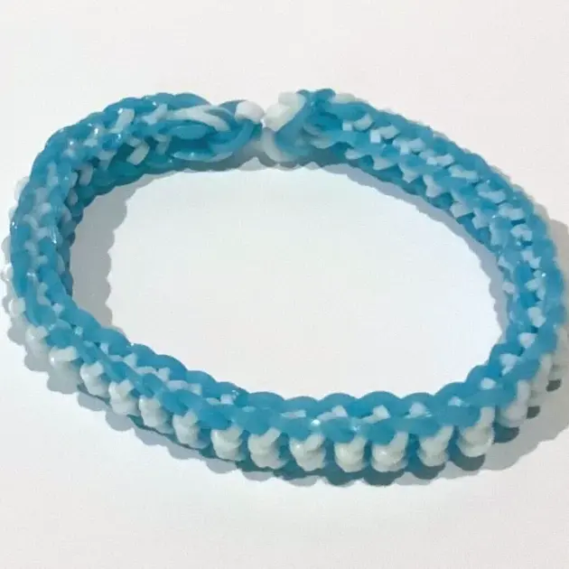 Light Blue and White Bracelet