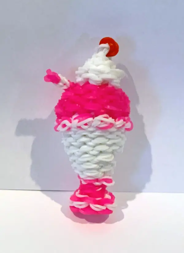 Pink White and Red Cherry Ice Cream Band Toy