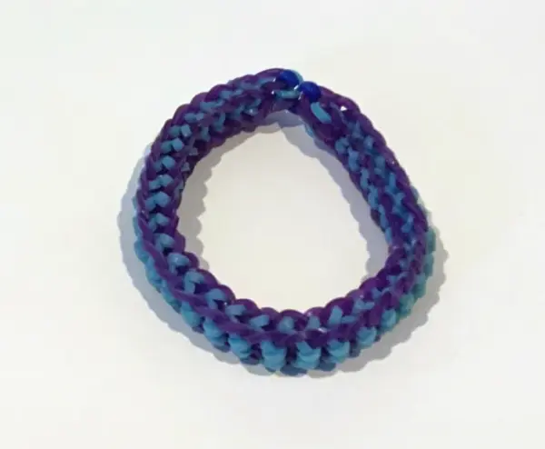 Purple and Light Blue Band Bracelet