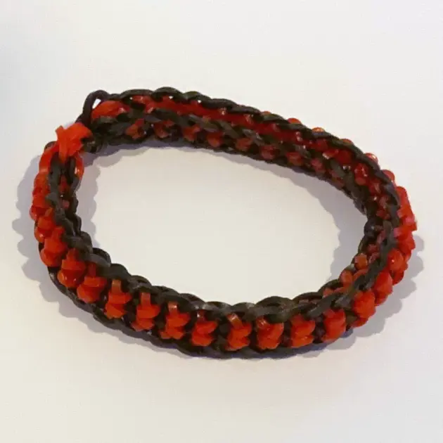 Red and Black Band Bracelet